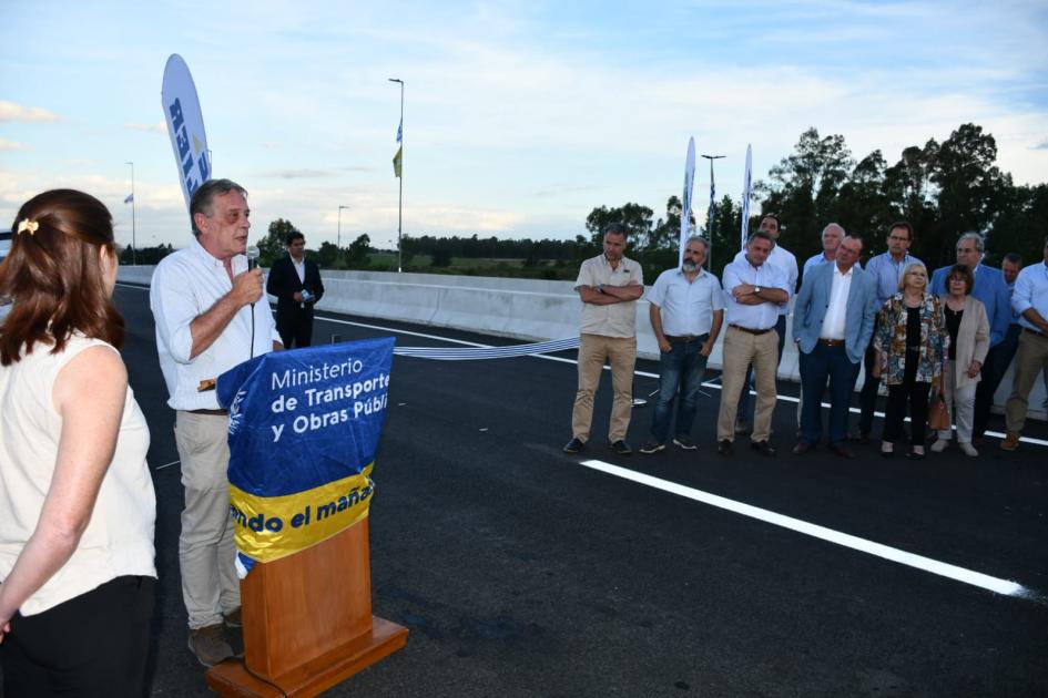 Inauguración nuevo intercambiador en ruta 8 y 11