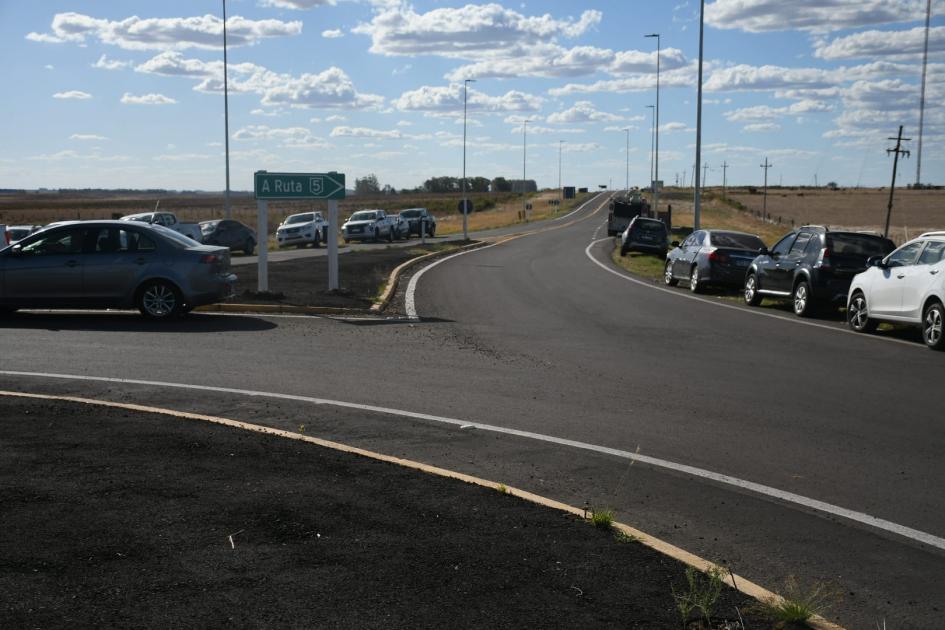 Intersección de rutas 43 y 59, obras de rehabilitación