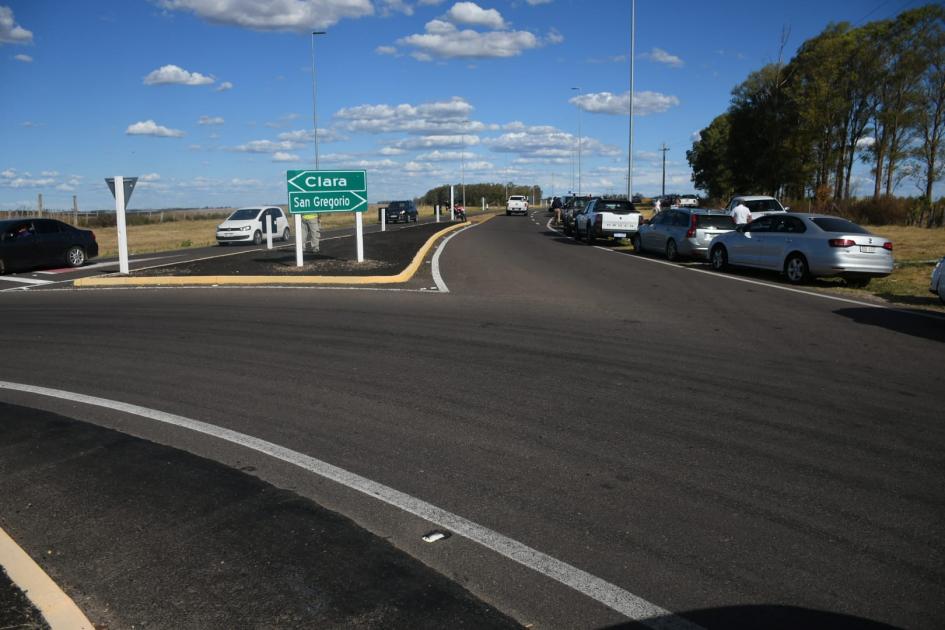 Intersección de rutas 43 y 59, obras de rehabilitación