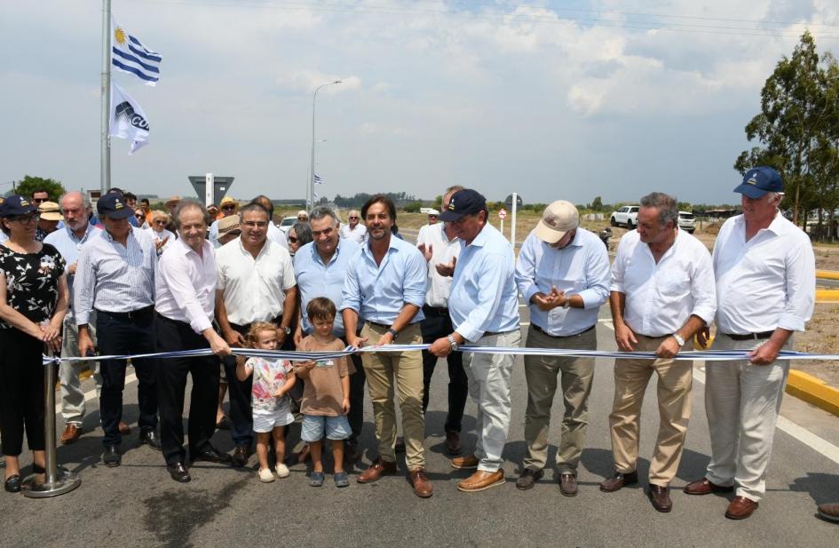 Inauguración del ByPass rutas 6 y 14 a Sarandí del Yi