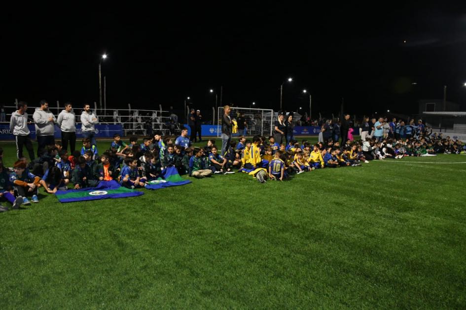 Inauguraron la primera cancha de césped sintético para baby fútbol en Melo  » Portal Medios Públicos