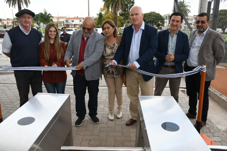 Inauguración de obras en Club de Remeros de Mercedes