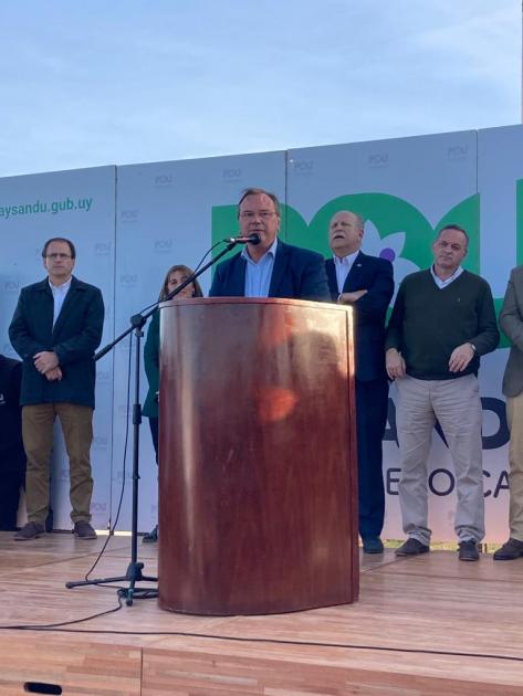 Inauguración de obras de acceso a Quebracho