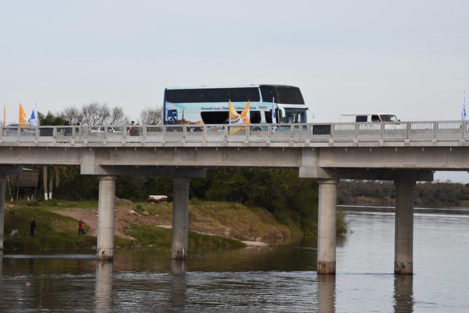 Inauguración puente La Charqueada