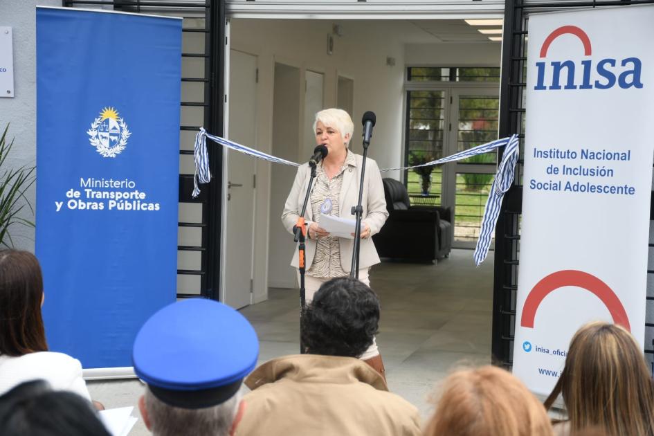 Inauguración de obras del Centro Académico de Formación para funcionarios de INISA