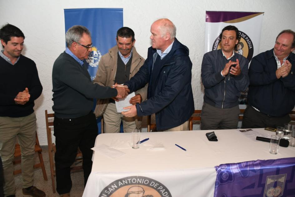 Inauguración de obras sociales en Fundación San Antonio de Padua