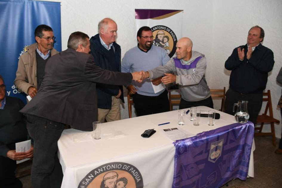 Inauguración de obras sociales en Fundación San Antonio de Padua