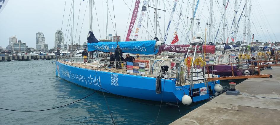 El Puerto de Punta del Este recibe a la Clipper Race y celebra victoria uruguaya 