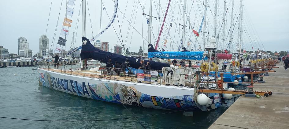 El Puerto de Punta del Este recibe a la Clipper Race y celebra victoria uruguaya 
