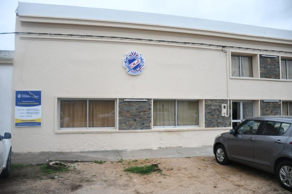 Inauguración de obras en Club Nacional de Football de Pirarajá