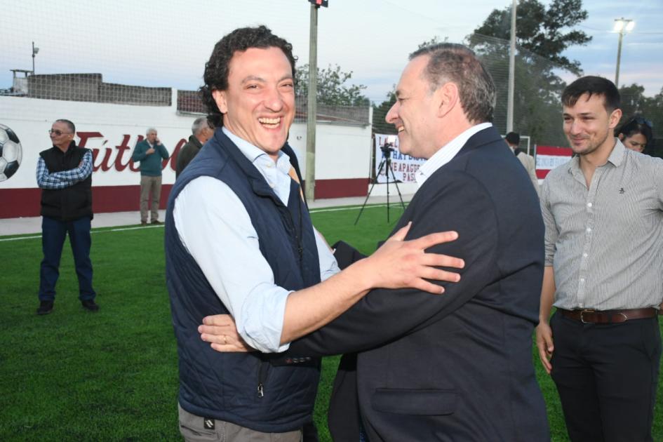 Inauguración de cancha en I.A. El Inca Inauguración de cancha en I.A. El Inca