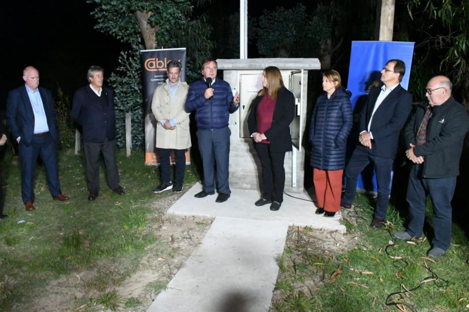 Inauguració de luminaria LED en balnearios de Maldonado