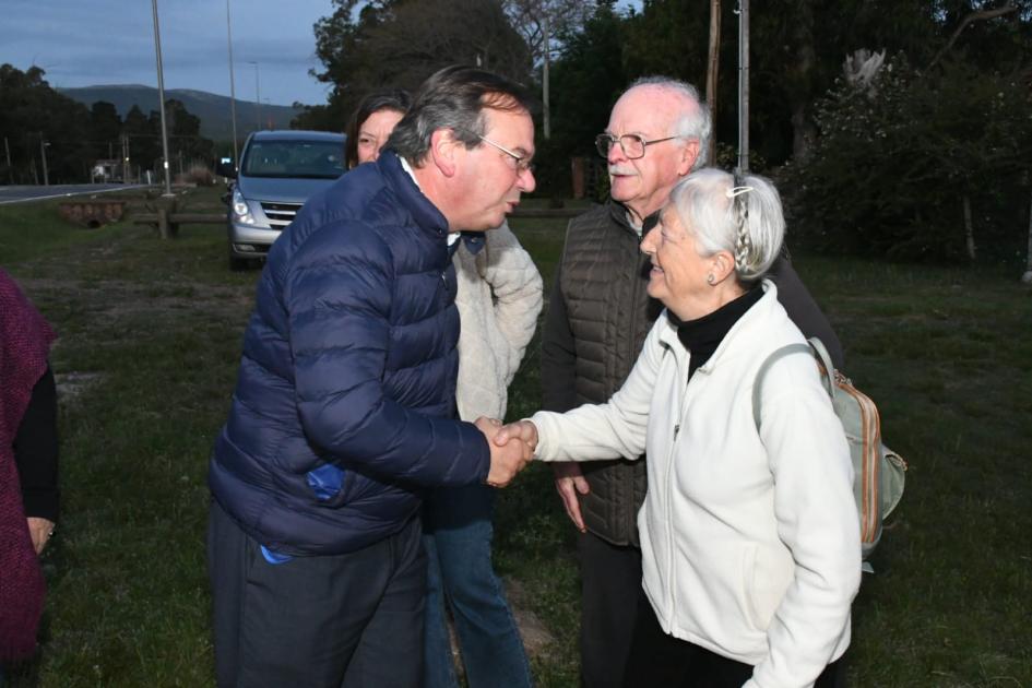 Inauguració de luminaria LED en balnearios de Maldonado