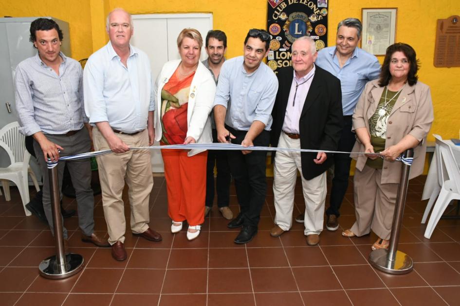 Inauguración de obras sociales en Club de Leones de Solymar