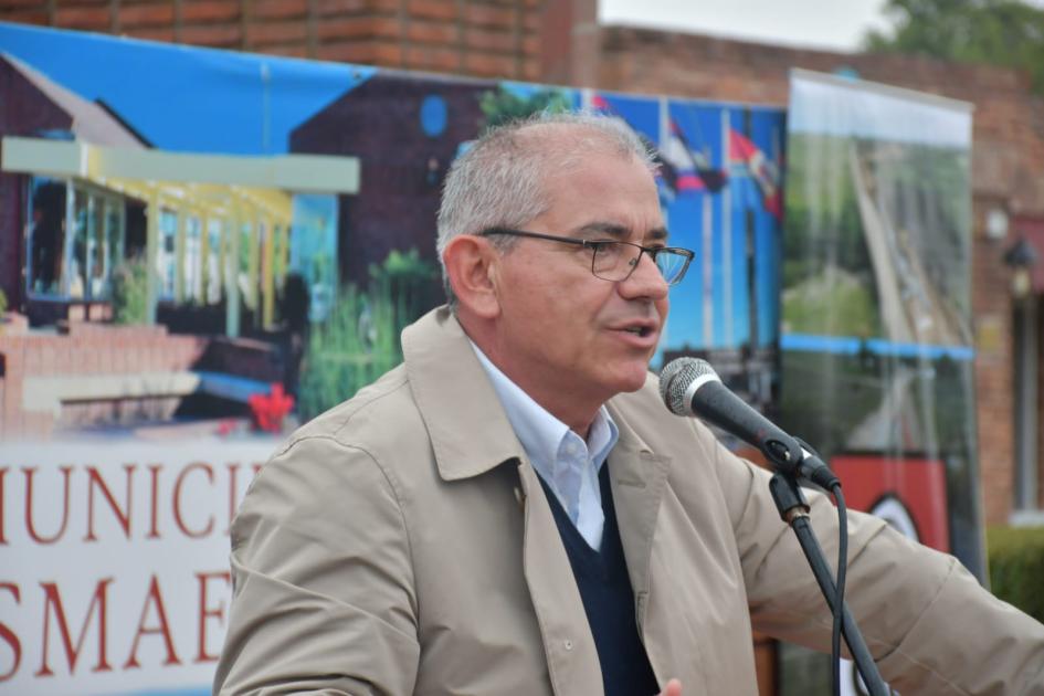 Inauguración de obras viales en Ismael Cortinas