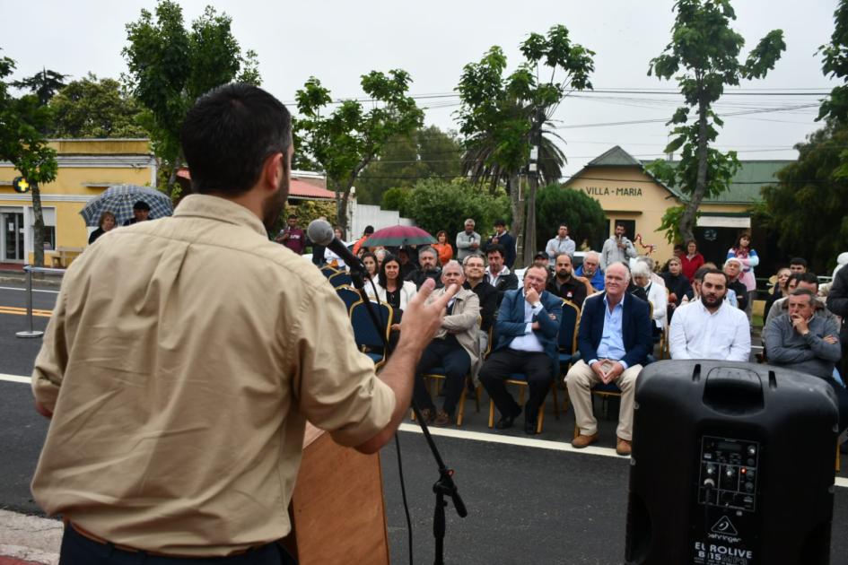 Inauguración de obras viales en Ismael Cortinas