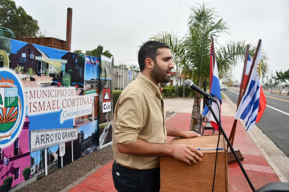 Inauguración de obras viales en Ismael Cortinas