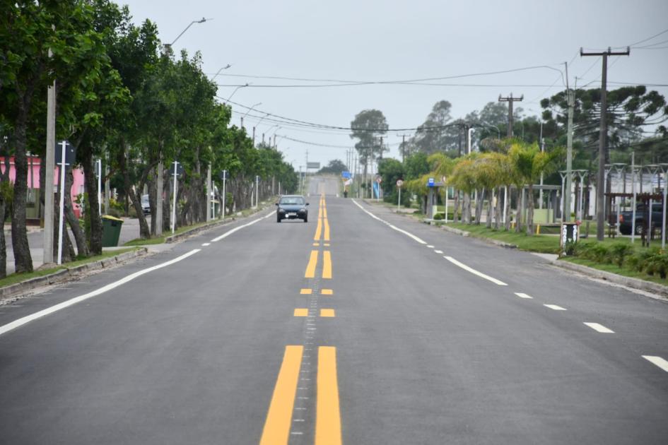 Inauguración de obras viales en Ismael Cortinas