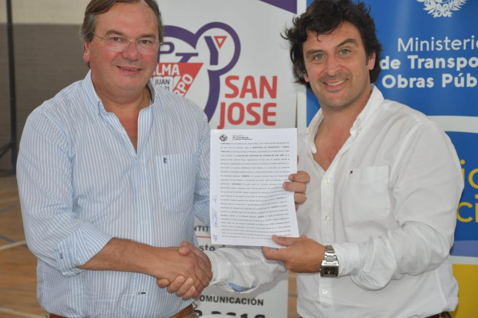 Firma de convenio social con la ACJ San José Firma de convenio social con la ACJ San José