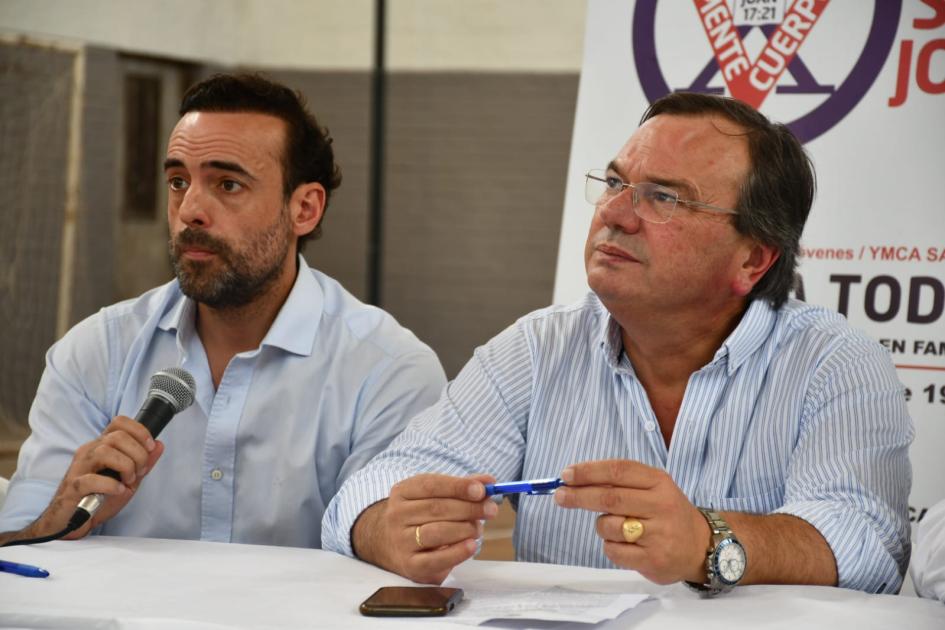 Firma de convenio social con la ACJ San José Firma de convenio social con la ACJ San José
