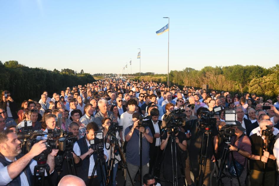 Inauguración de bypass en San José de Mayo