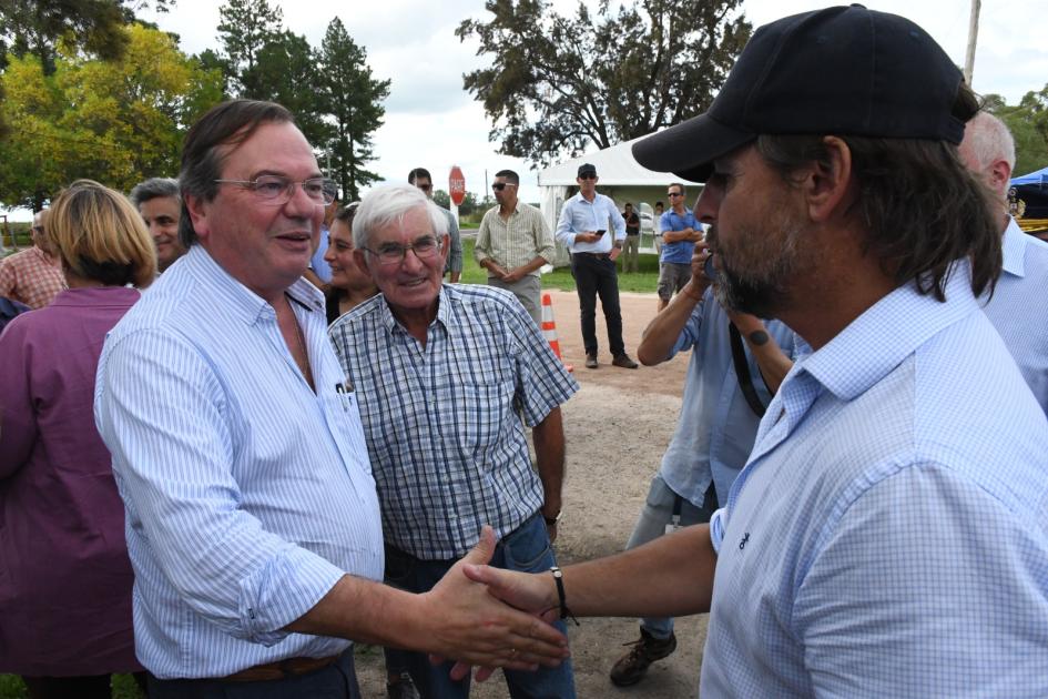 Inauguración de rehabilitación de ruta 23, La Casilla