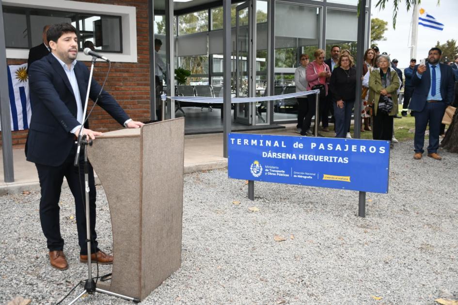 Inauguración terminal de pasajeros en puerto Nueva Palmira