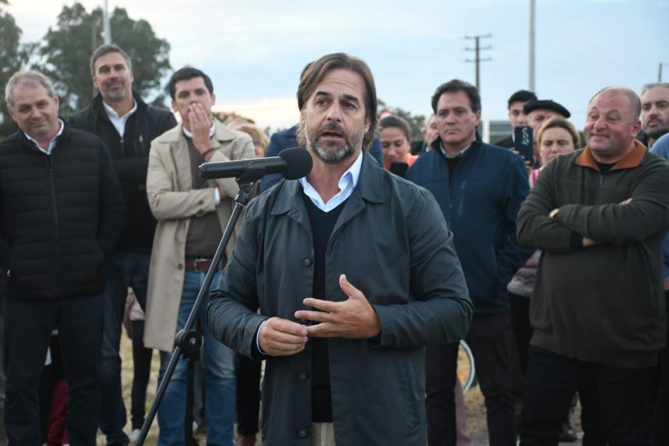 Inauguración obras en ruta 81 Inauguración obras en ruta 81