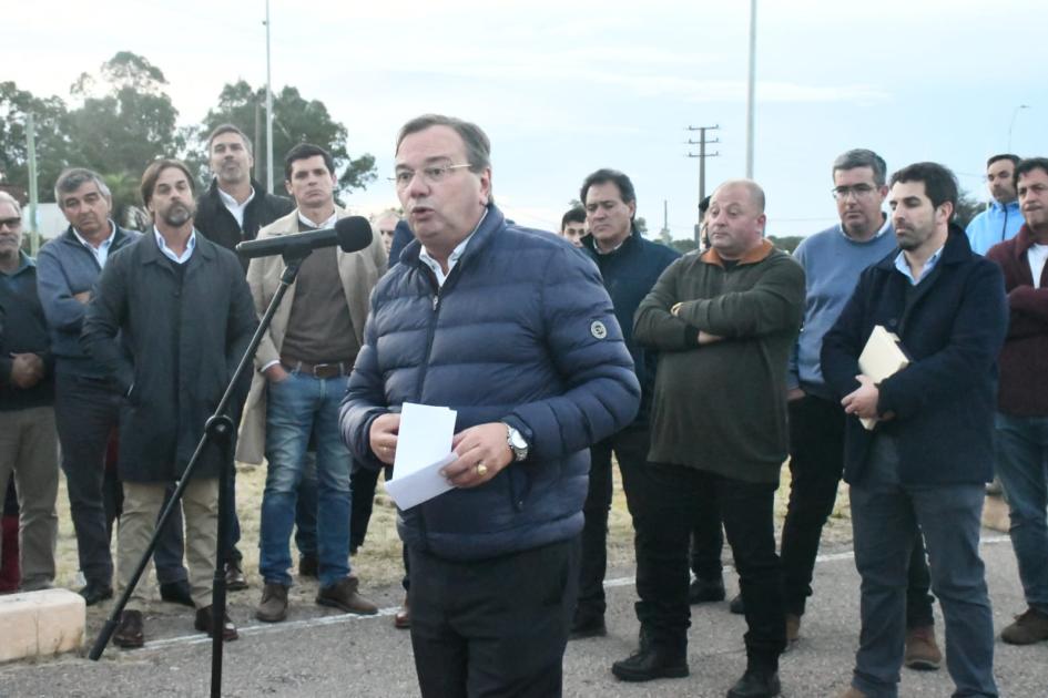 Inauguración obras en ruta 81 Inauguración obras en ruta 81