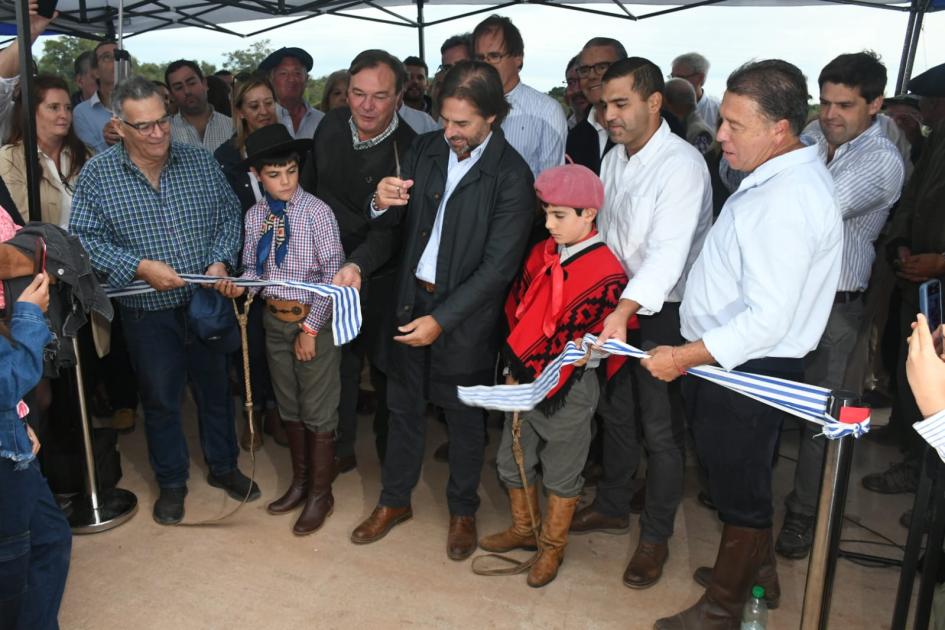 Inauguración de puente Paso del Gordo