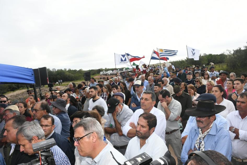 Inauguración de puente Paso del Gordo