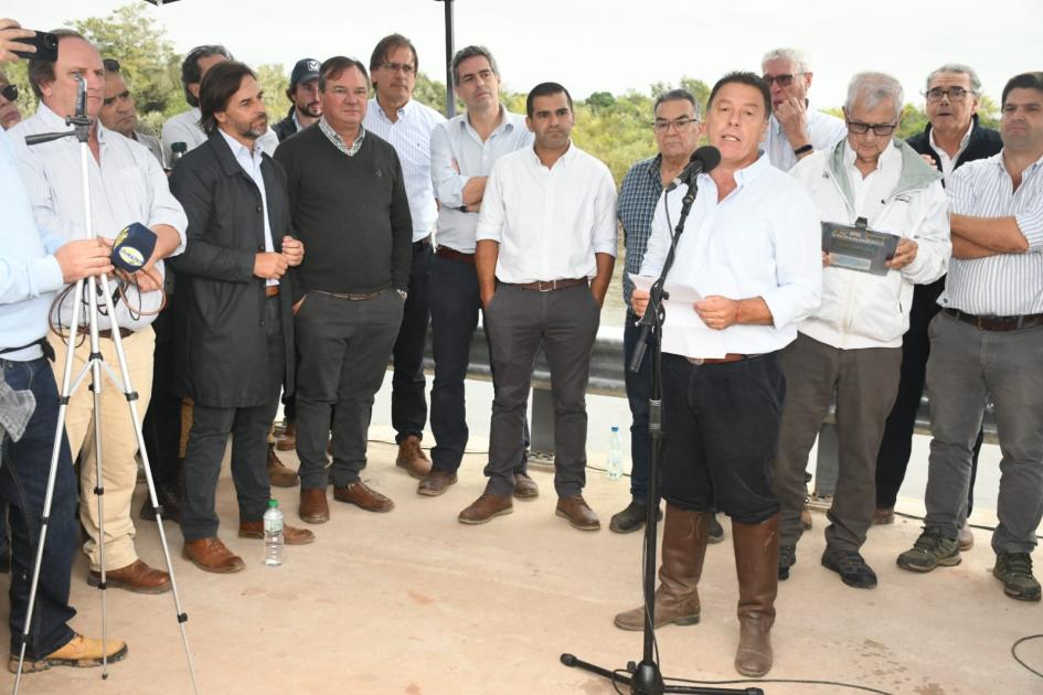 Inauguración de puente Paso del Gordo