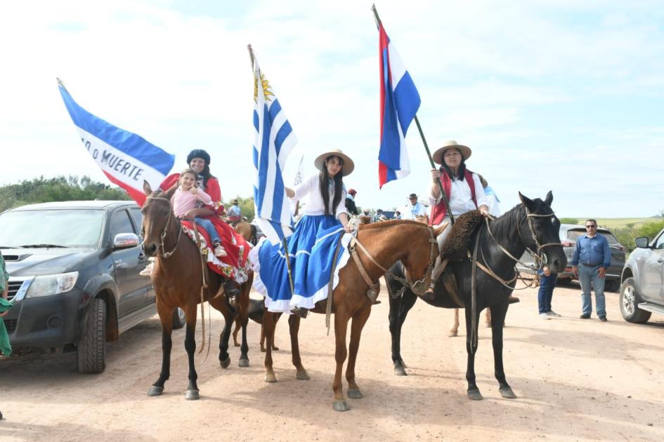 Inauguración de puente Paso del Gordo