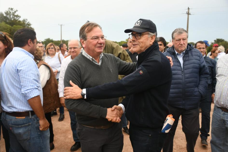 Inauguración de puente Paso del Gordo