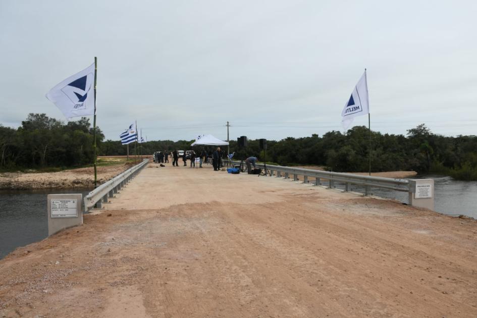Inauguración de puente Paso del Gordo