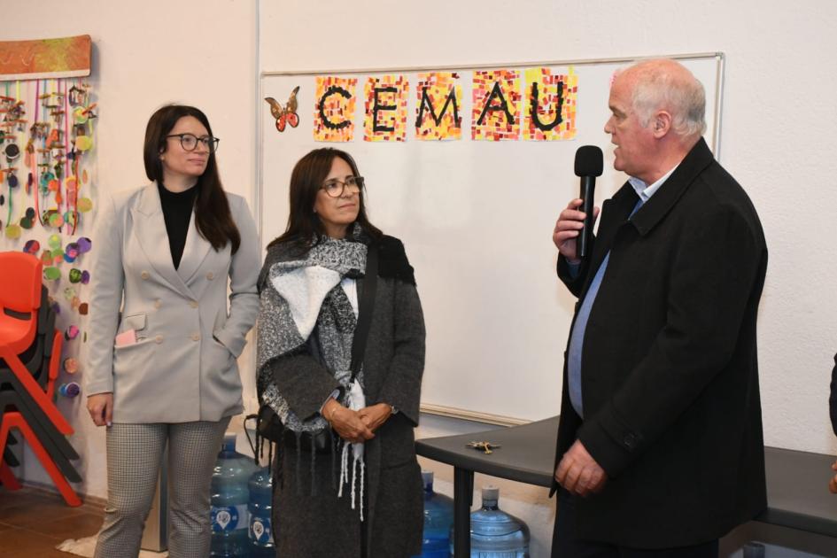 Inauguración de obras sociales en CEMAU Inauguración de obras sociales en CEMAU