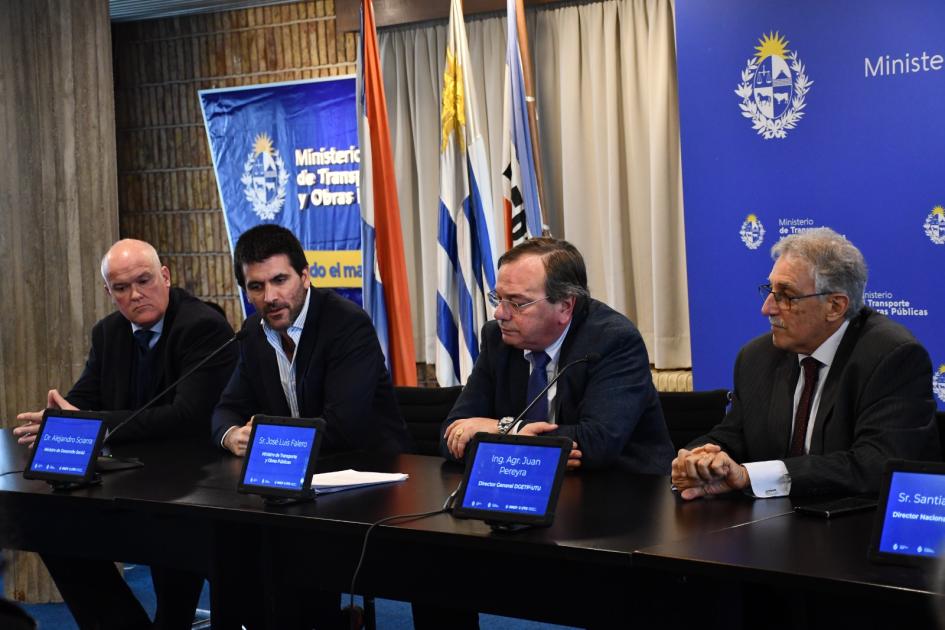 Firma de convenio entre MTOP, MIDES y UTU Firma de convenio entre MTOP, MIDES y UTU