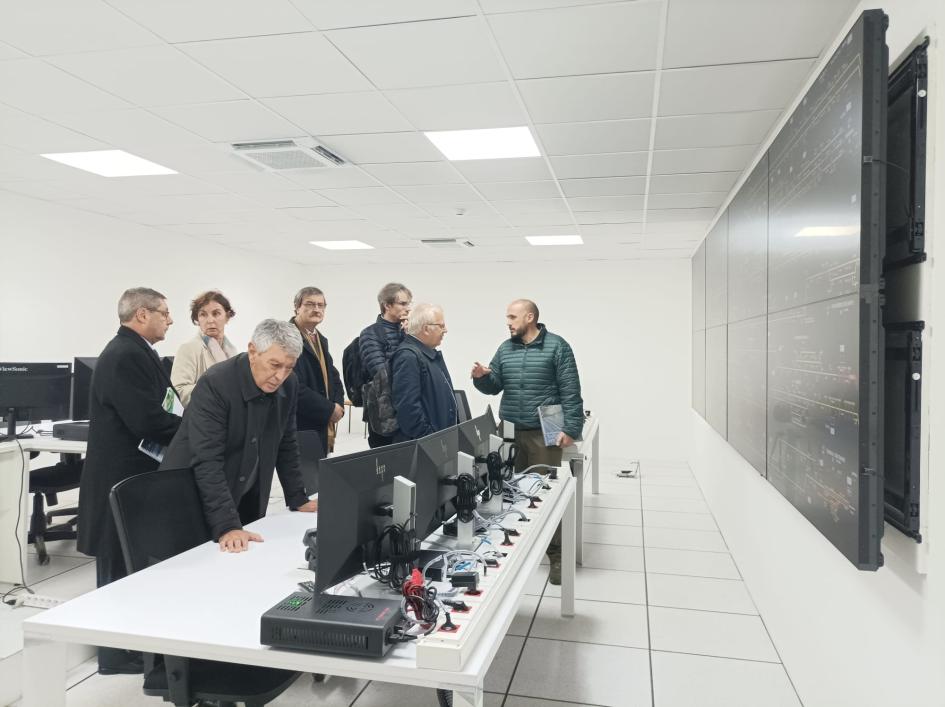 Visita al Centro de Control de Tráfico Ferroviario Visita al Centro de Control de Tráfico Ferroviario