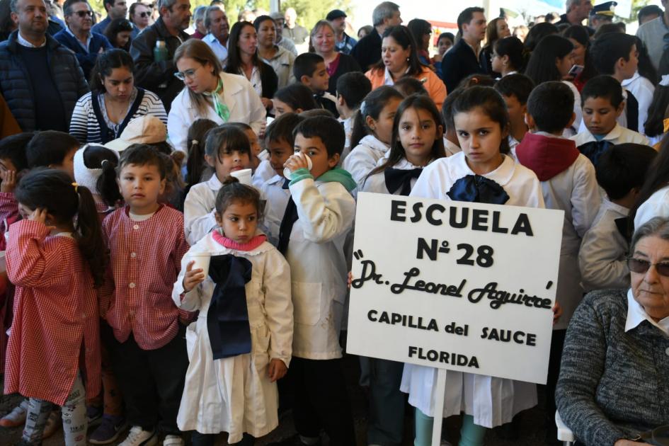 Inauguración tramo de ruta 6, en Capilla del Sauce Inauguración tramo de ruta 6, en Capilla del Sauce
