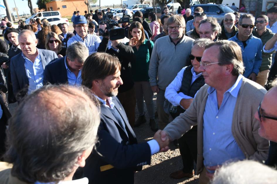 Inauguración tramo de ruta 6, en Capilla del Sauce Inauguración tramo de ruta 6, en Capilla del Sauce
