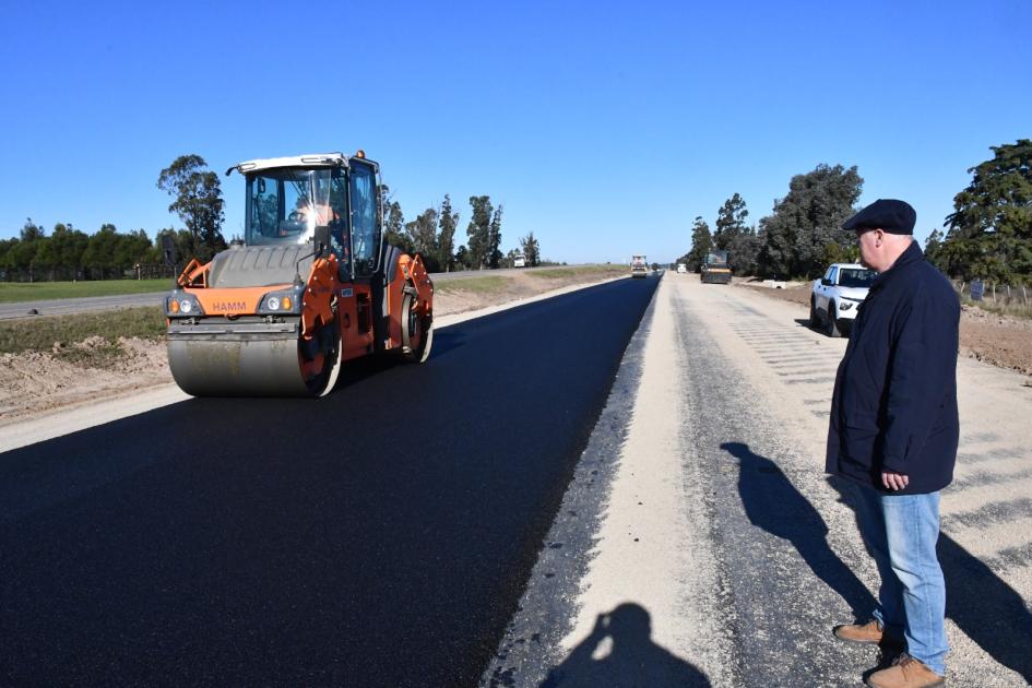 Recorrida por obras de doble vía en ruta 9 Recorrida por obras de doble vía en ruta 9