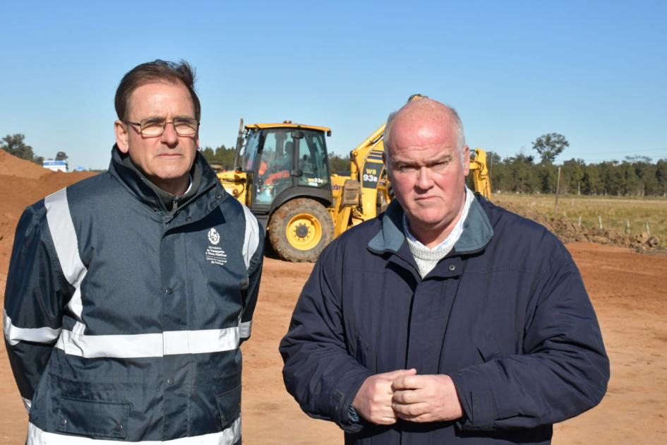 Recorrida por obras en rutas de Rocha y Maldonado Recorrida por obras en rutas de Rocha y Maldonado