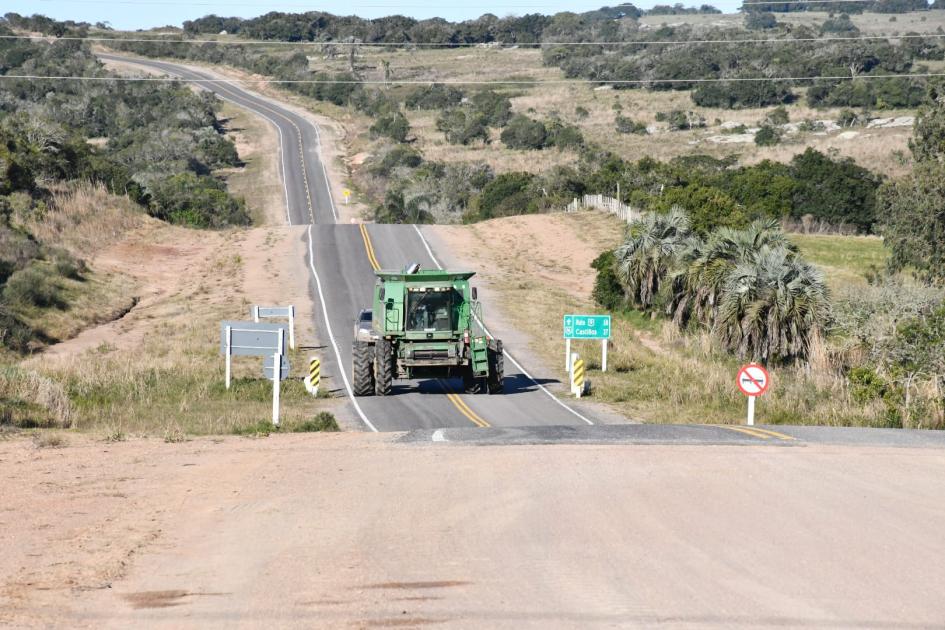 Recorrida por obras en rutas de Rocha y Maldonado Recorrida por obras en rutas de Rocha y Maldonado