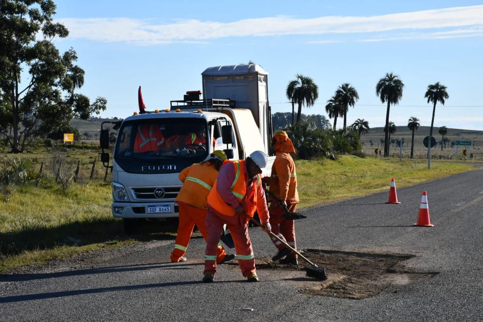 Recorrida por obras en rutas de Rocha y Maldonado Recorrida por obras en rutas de Rocha y Maldonado