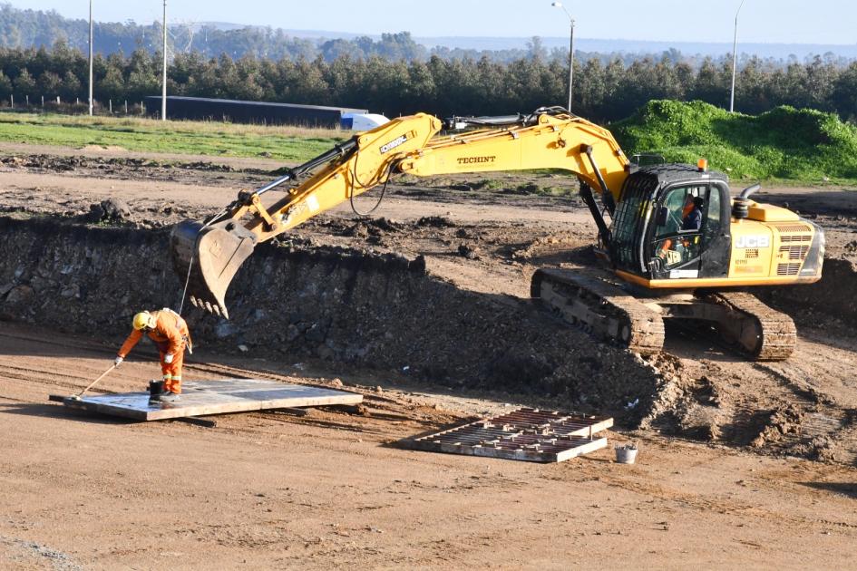 Obras viales en rutas 8 y 9 Obras viales en rutas 8 y 9