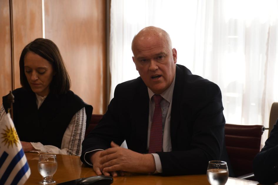 Reunión en Cancillería, entre representantes del gobierno de Uruguay y Brasil Reunión en Cancillería, entre representantes del gobierno de Uruguay y Brasil