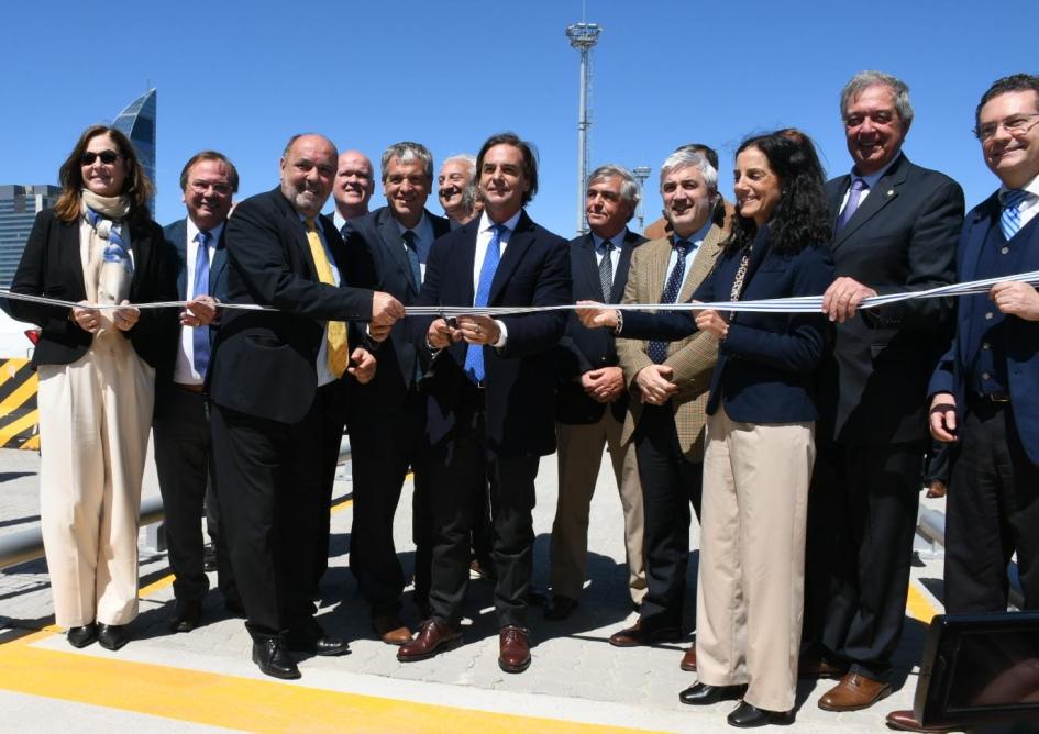 Inauguración de escáneres en puerto de Montevideo Inauguración de escáneres en puerto de Montevideo