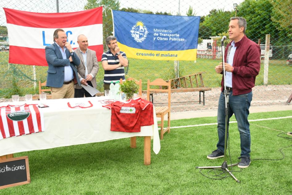 Inauguraciones sociales en Minas, Lavalleja Inauguraciones sociales en Minas, Lavalleja
