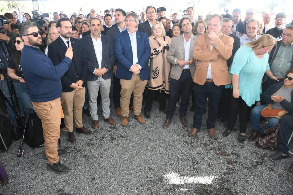 Inauguración de obras de rehabilitación en ruta 11 Inauguración de obras de rehabilitación en ruta 11