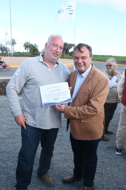 Inauguración de obras de rehabilitación en ruta 11 Inauguración de obras de rehabilitación en ruta 11